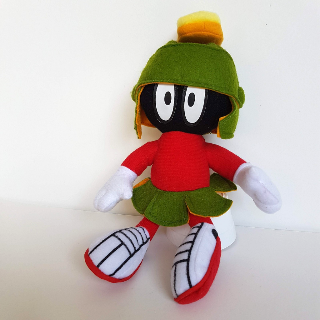 Vintage MARVIN THE MARTIAN Looney Tunes 29cm Plush 1999 Soft Toy Cartoon Toys3