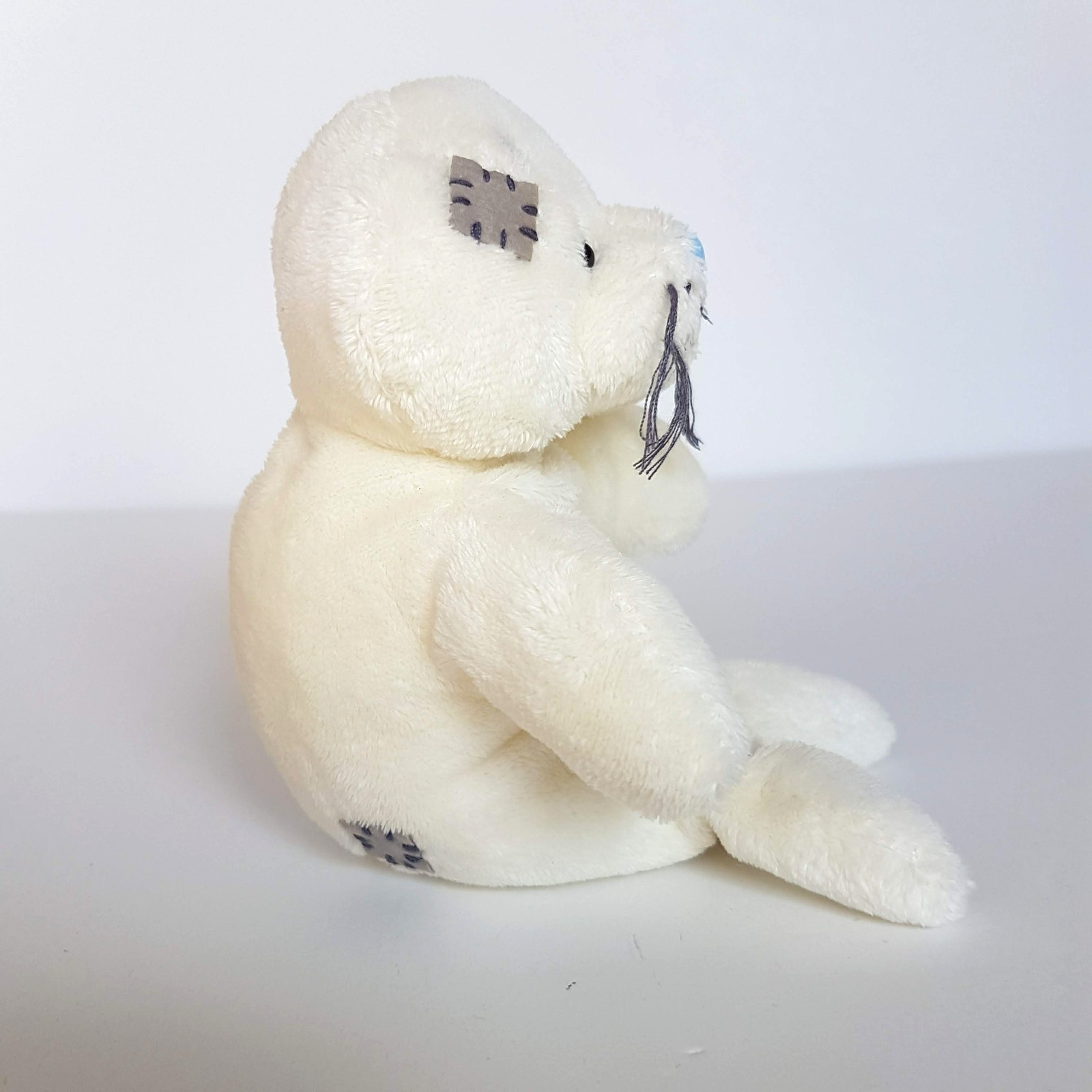 My Blue Nose Friends WHISKERS #61 Seal White Plush 12cm Stuffed Animal Soft Toy1