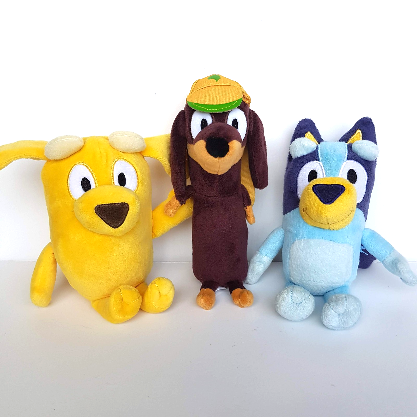 Bluey Plush Lot LUCKY SNICKERS BLUEY Puppy Dog Stuffed Animal Soft Toy Genuine1