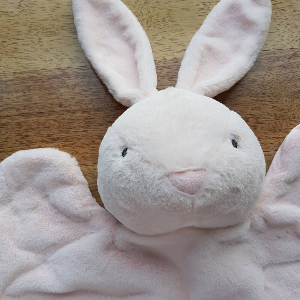 LARGE 112cm Rabbit Baby Blanket Comforter Lovey Security Plush Bunny Soft Toy2