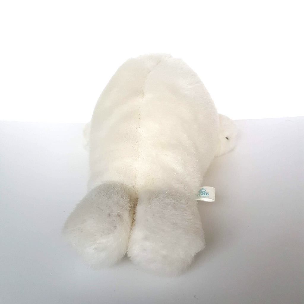 Sea World HARP SEAL PUP 33cm Plush Themepark Soft Toy Snow Cute Stuffed Animal3