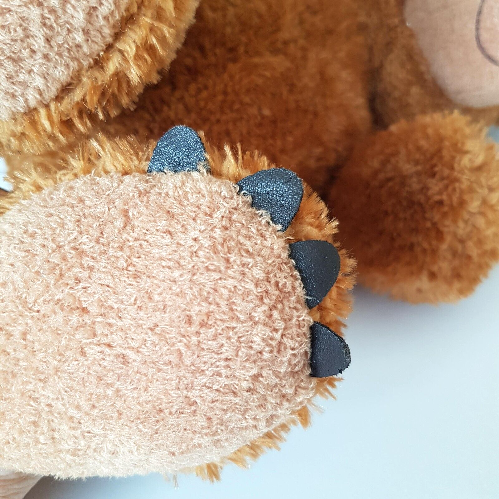Aurora Large CARAMEL TEDDY BEAR Plush Stuffed Animal Cuddly 42cm Soft Toy Cuddly13