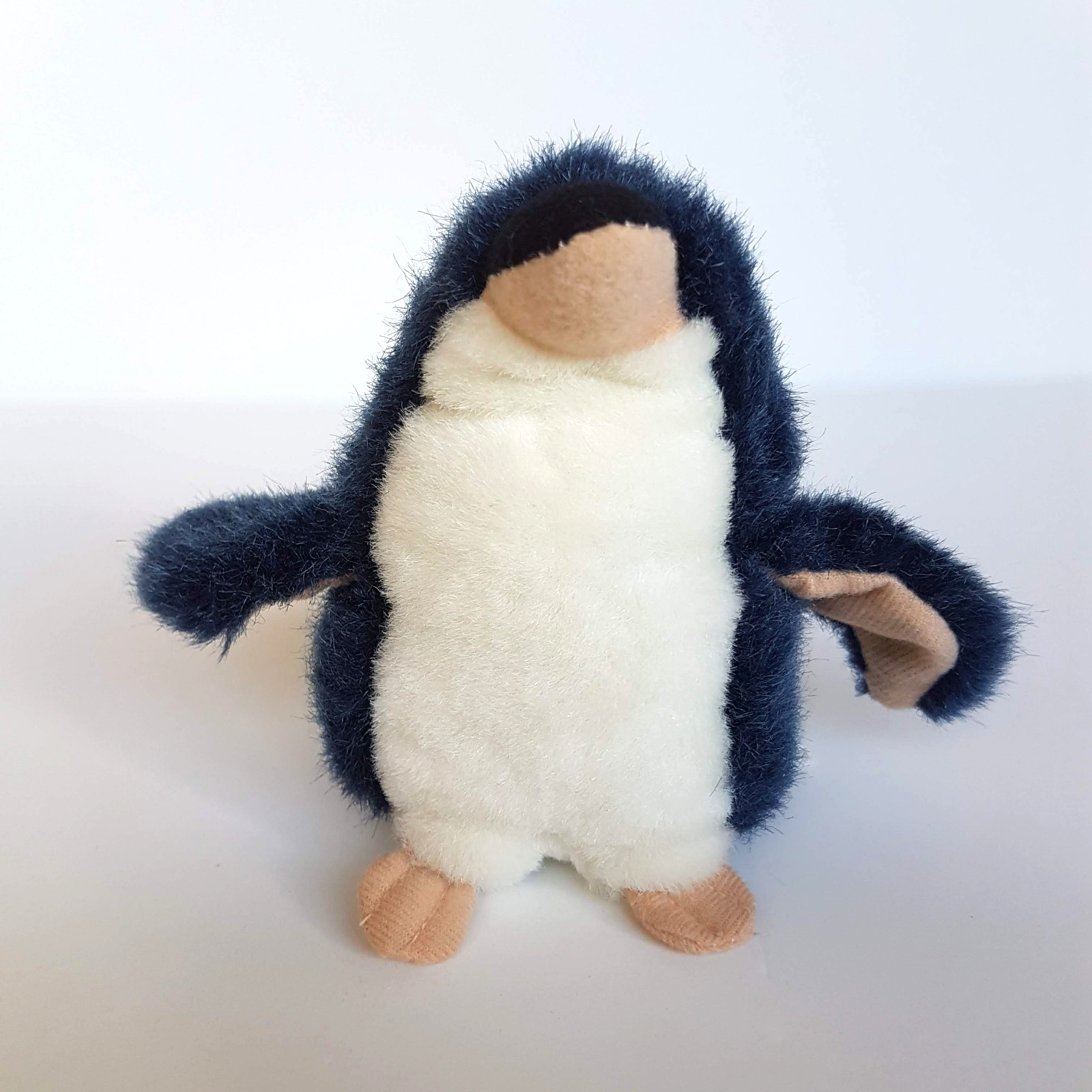 Harwil BLUE PENGUIN 13cm Bird Stuffed Animal Soft Toy Blue Cute Ocean Bird Toy1