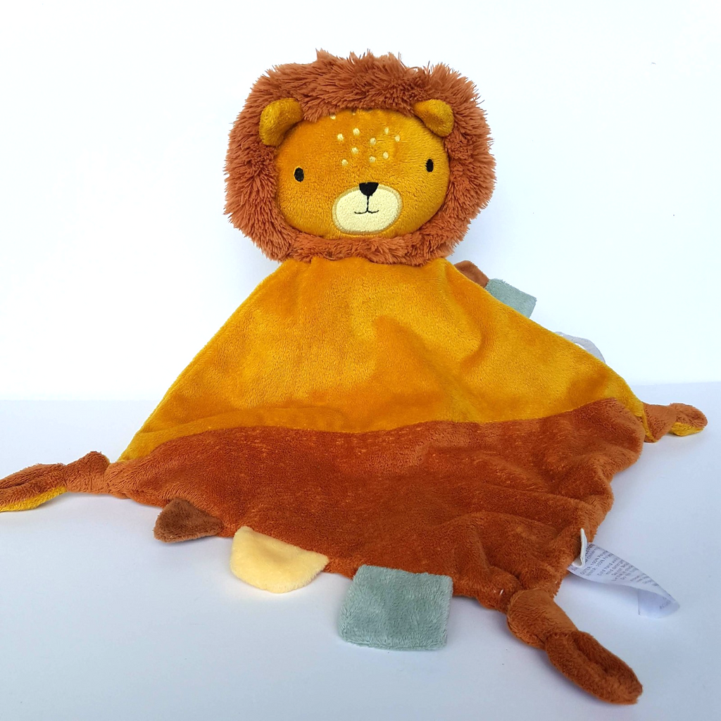 NK Nordic Kids LION WILD CAT Baby Comforter Lovey Plush Security Blanket Toy0
