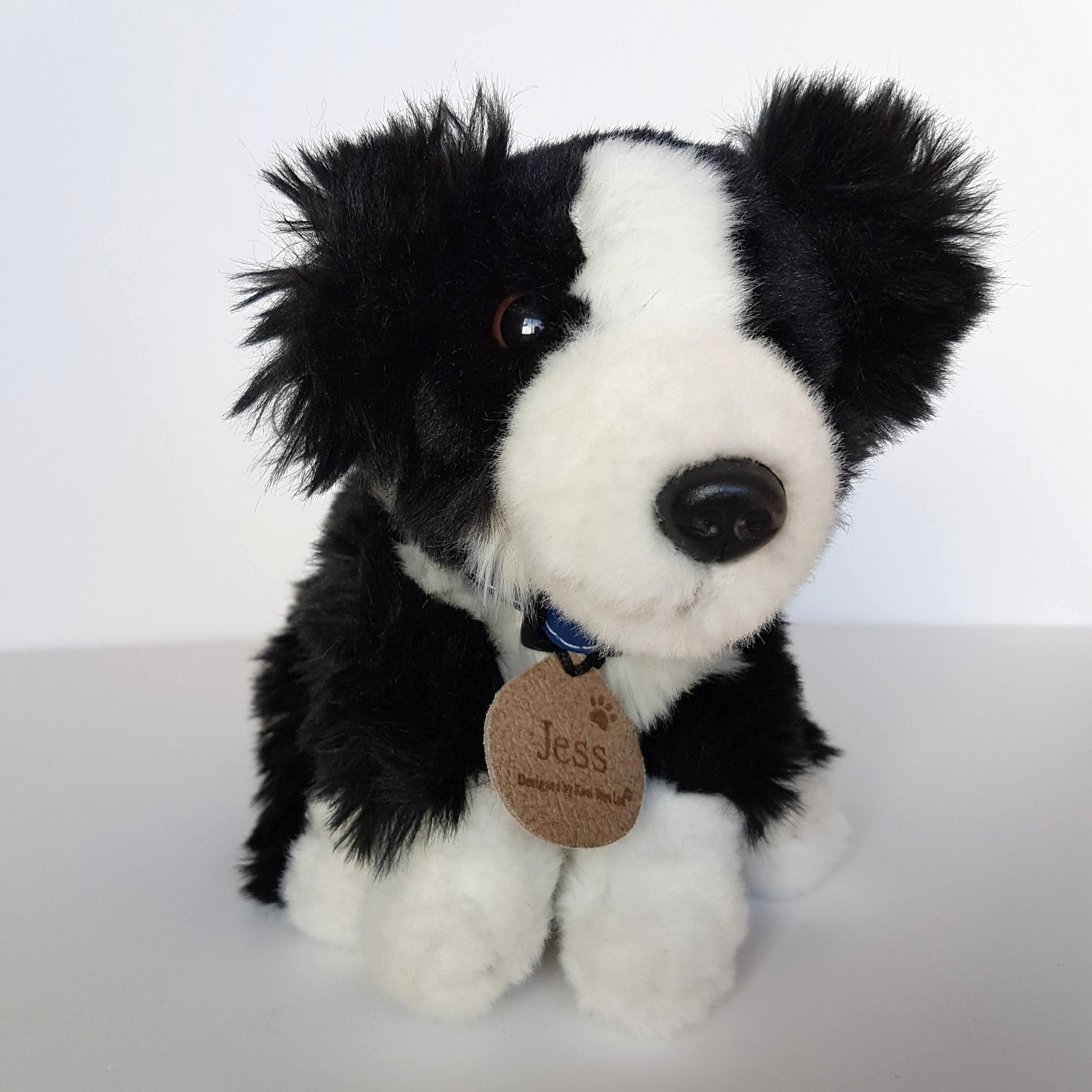 Keel Toys JESS BORDER COLLIE Dog Puppy Plush Soft Toy Stuffed Animal Black White2
