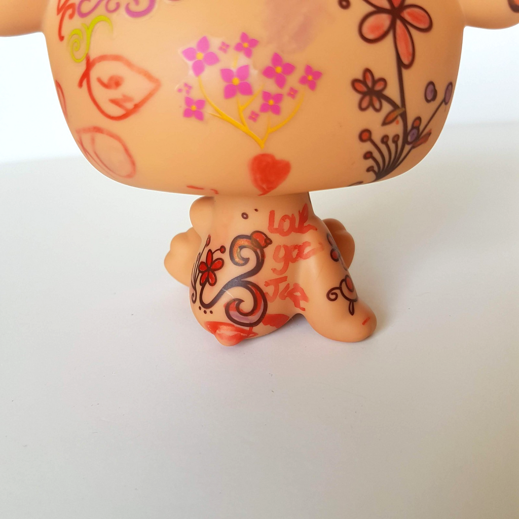 Littlest Pet Shop JUMBO BEAR 2008 Bobblehead 10.5cm Plastic Animal Figure Toy6