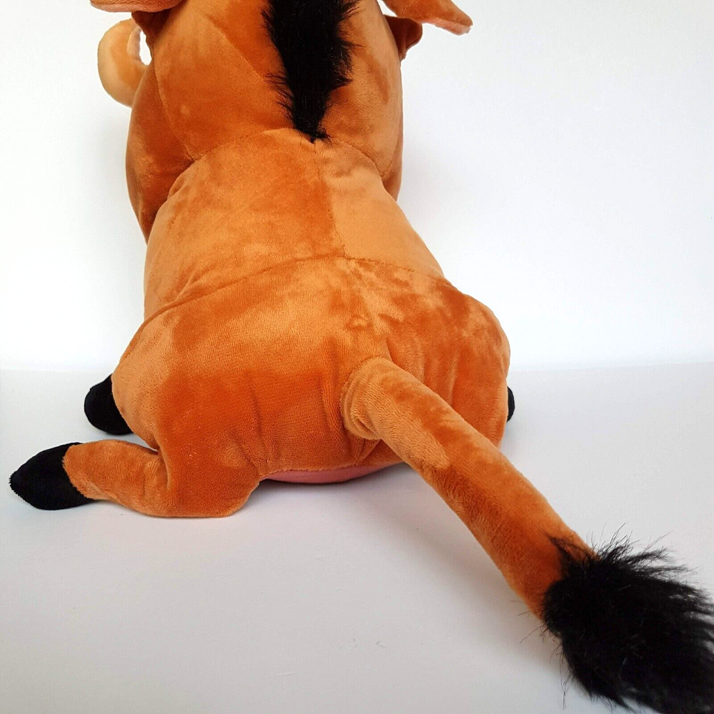 DISNEY Lion King PUMBAA WARTHOG BOAR 33cm Pig Plush Stuffed Animal Soft Toy Bugs8