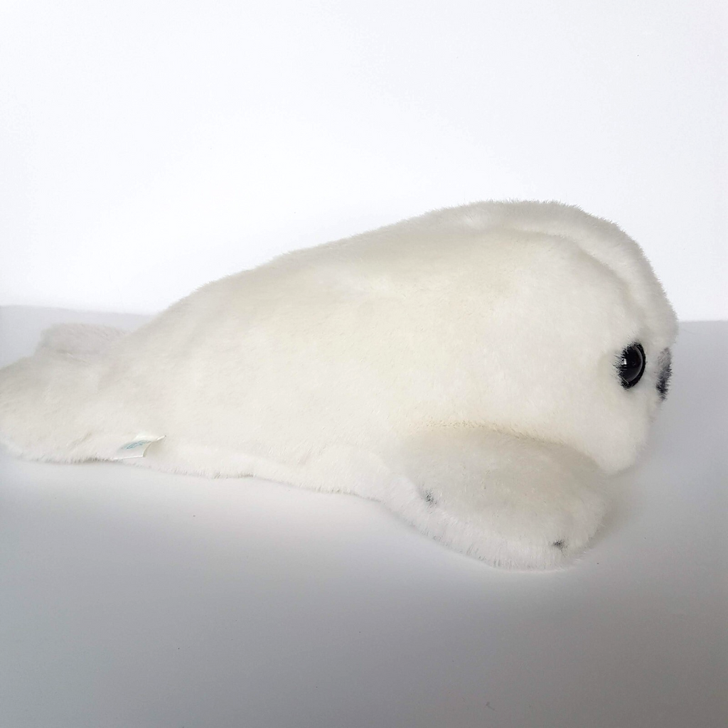 Sea World HARP SEAL PUP 33cm Plush Themepark Soft Toy Snow Cute Stuffed Animal5
