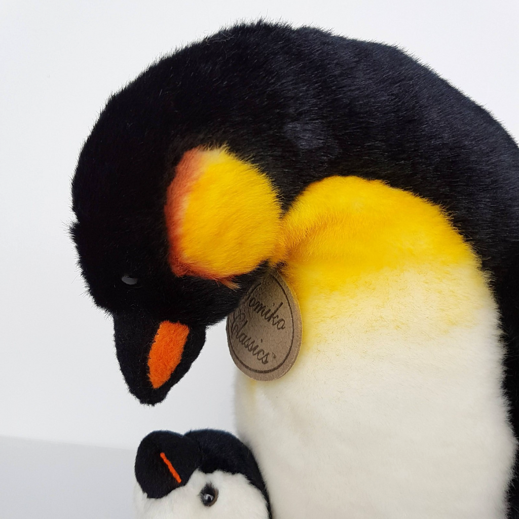 Yomiko Classics MUM BABY PENGUIN Plush 27cm Stuffed Animal Soft Toy STUNNING1