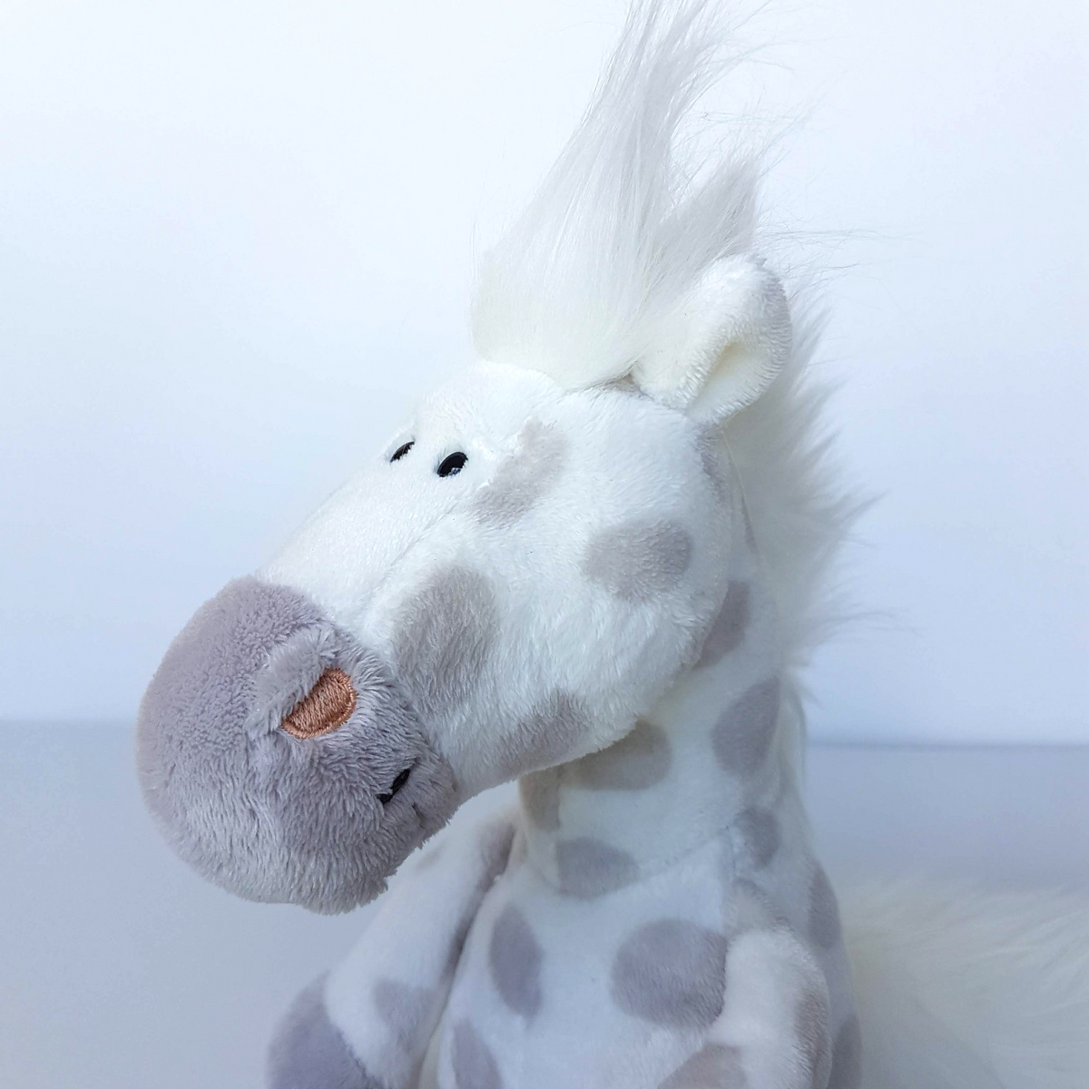 Nici WHITE GREY HORSE Spotty Plush Soft Toy 28cm Stuffed Animal Floppy Cuddly1