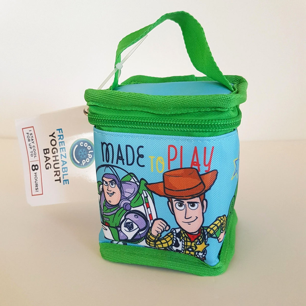 Coolpod TOY STORY Freezabe Yoghurt Bag Insulated with Spoon TAGS Snack Lunch Bag0