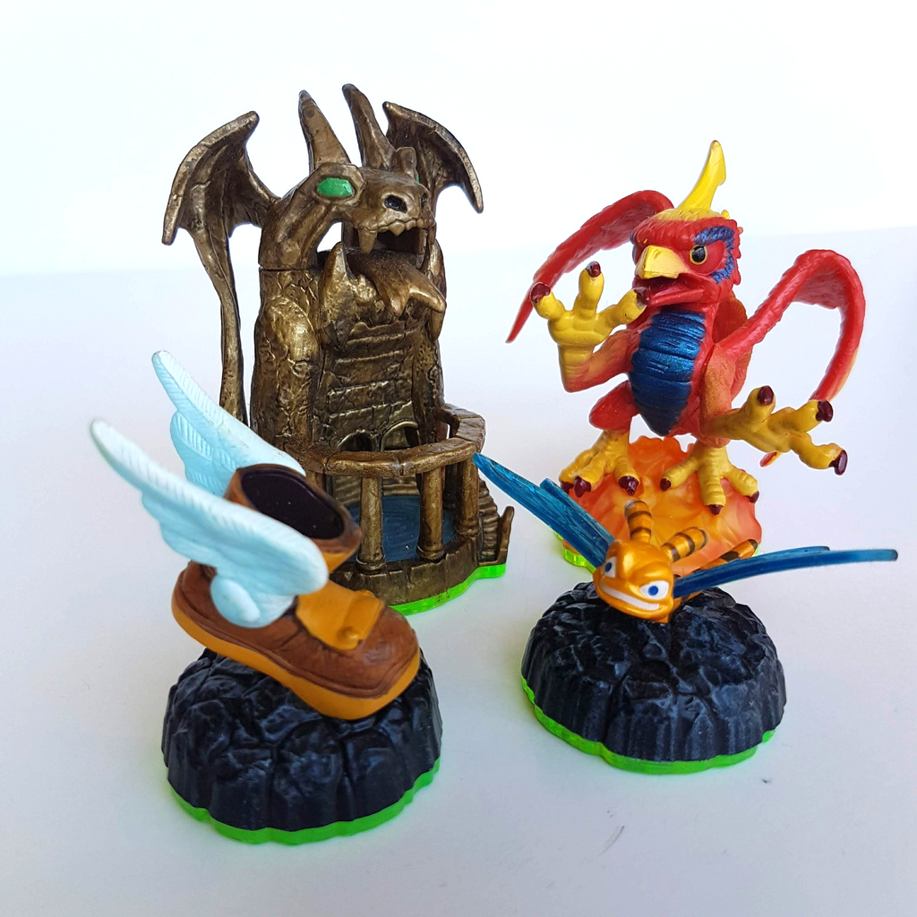 Skylanders DRAGON'S PEAK ADVENTURE PACK Spyros Adventure Sunburn Sparx Dragonfly1