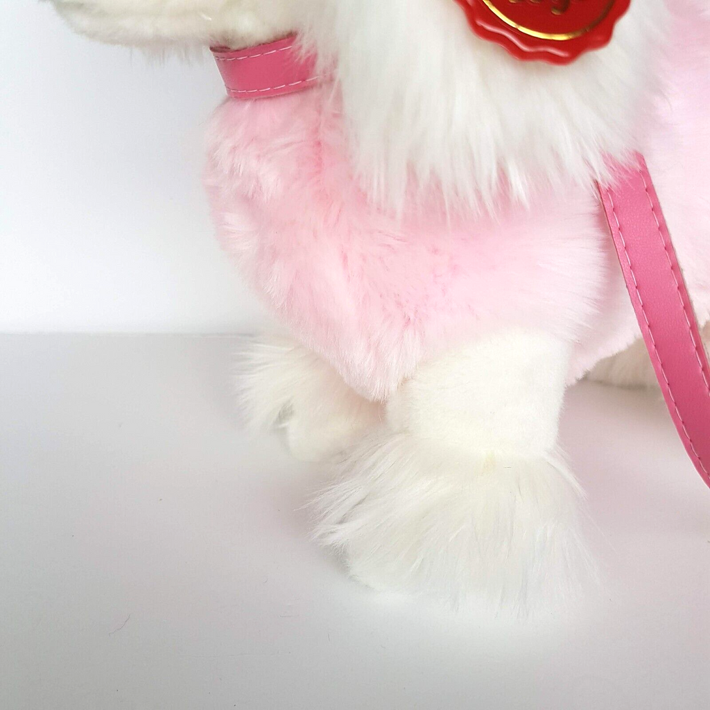 Keel POODLE DOG Plush Puppy 25cm Pet Lead TAG Leash Stuffed Animal Soft Toy Cute2