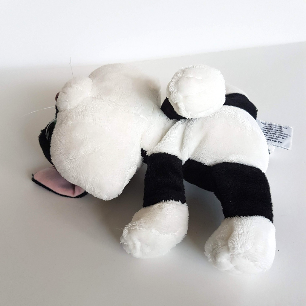 RUSS Lil Peepers CAT LOKI Black & White Plush Stuffed Animal Soft Toy Green Eyes8