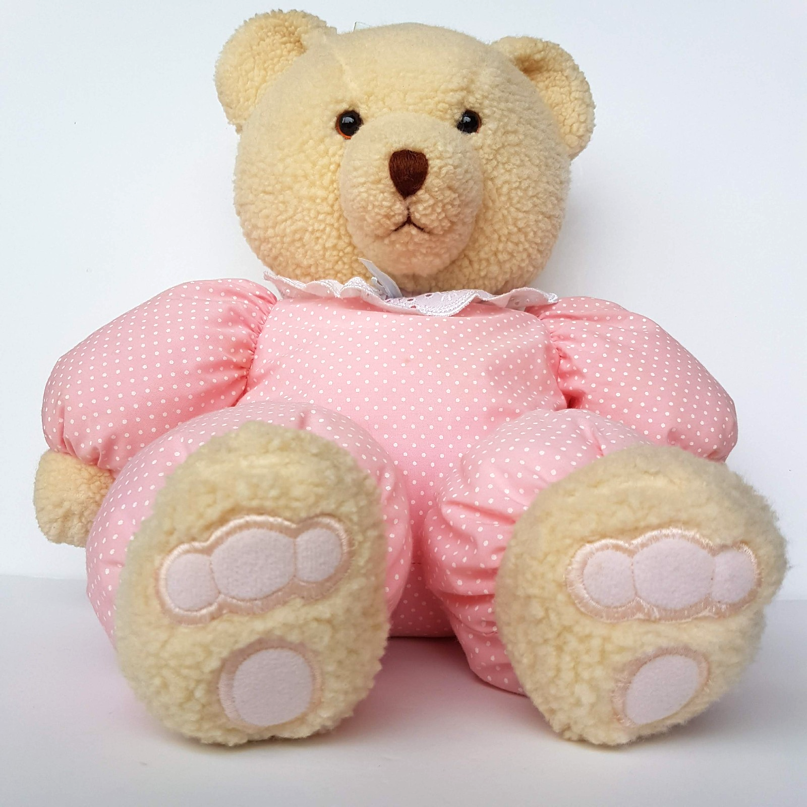 RARE Vintage DAKIN PUFFY BEAR Plush 40cm Fraser Group Stuffed Animal Soft Toy7
