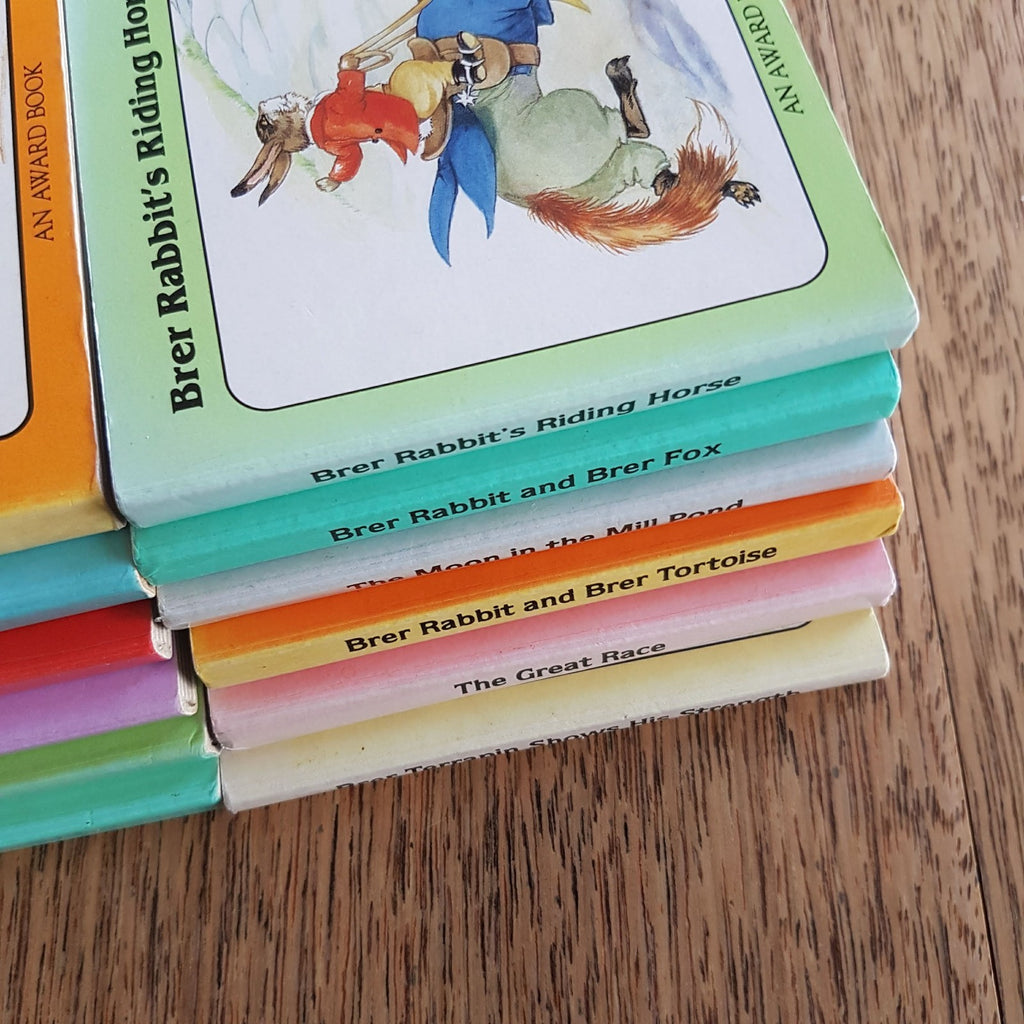 Vintage WIND IN THE WILLOWS & BRER RABBIT Book Lot Childrens Bundle Board 198816