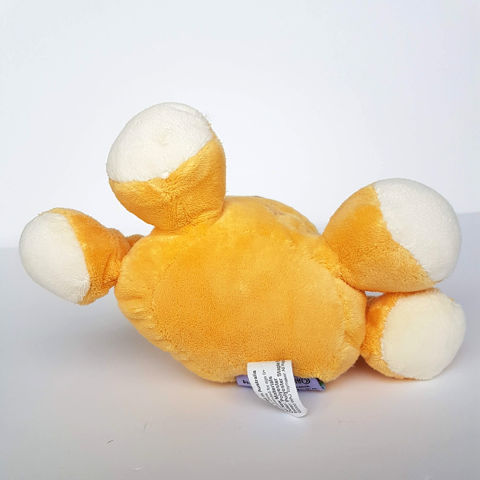 Bright Start ORANGE CAT TIGER Plush Stuffed Animal Soft Toy Cute WA Jacobs Cute8