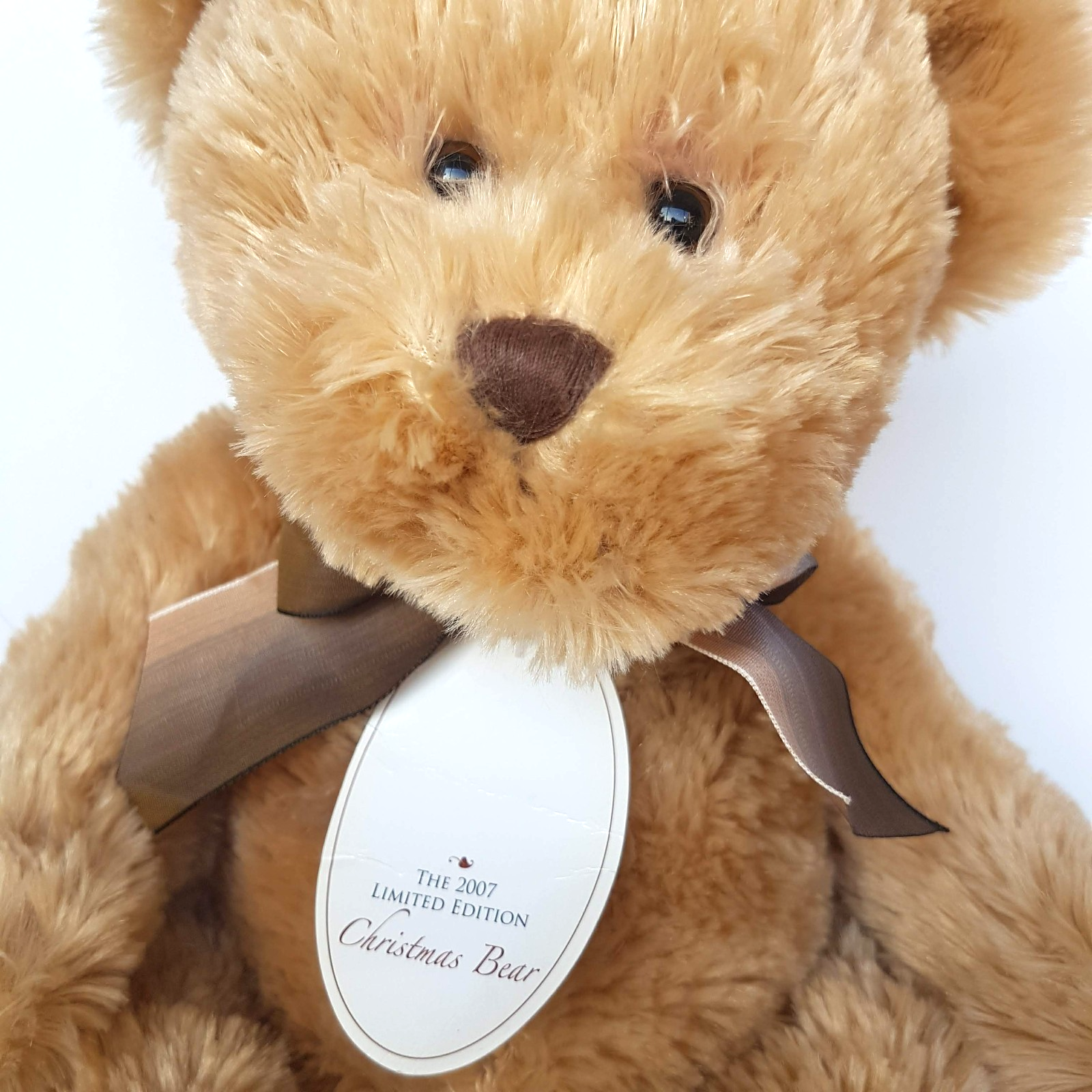 Damart CHRISTMAS 2007 TEDDY BEAR Plush 36cm Stuffed Animal Soft Toy Limited TAGS3