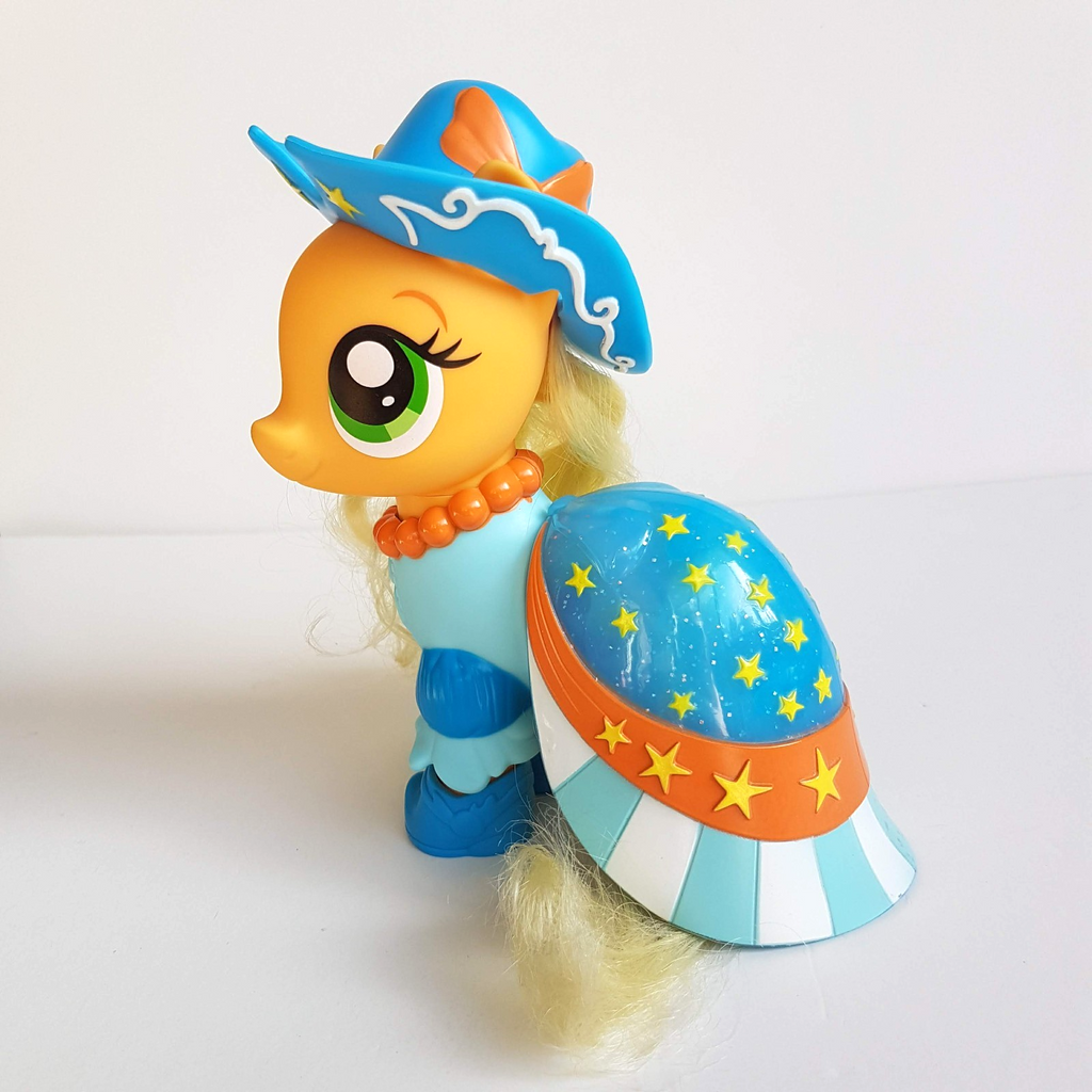 My Little Pony APPLEJACK The Movie Snap On Fashion 16cm Horse Figure Brushable1