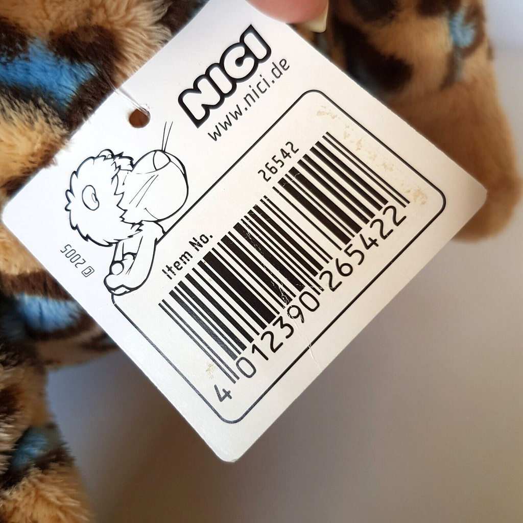 Nici Large LEOPARD WILD CAT Spotted Cheetah 35cm Plush Stuffed Animal Soft Toy9