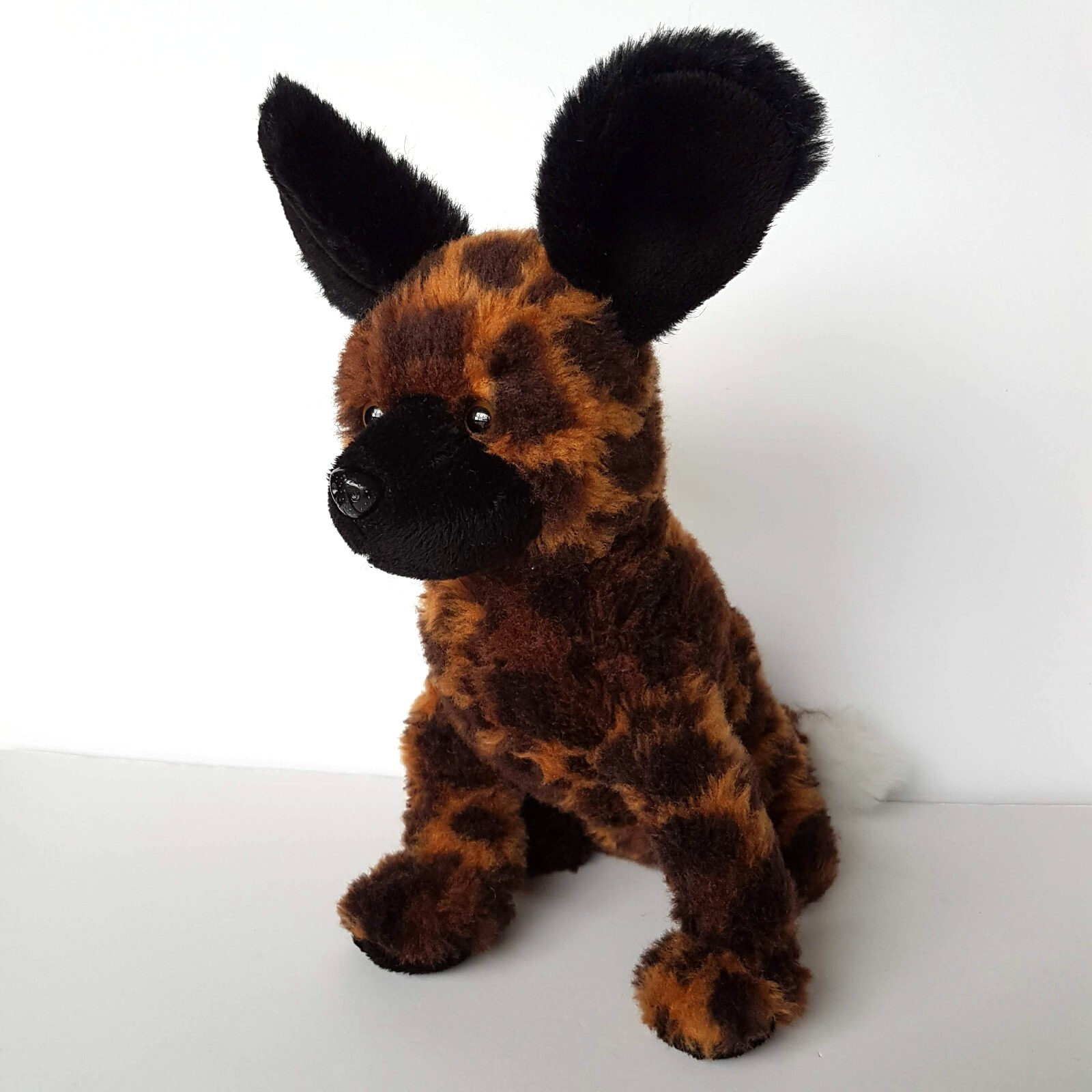 AFRICAN WILD DOG Plush PAINTED WOLF Hyena  27cm Stuffed Animal Soft Toy Safari0