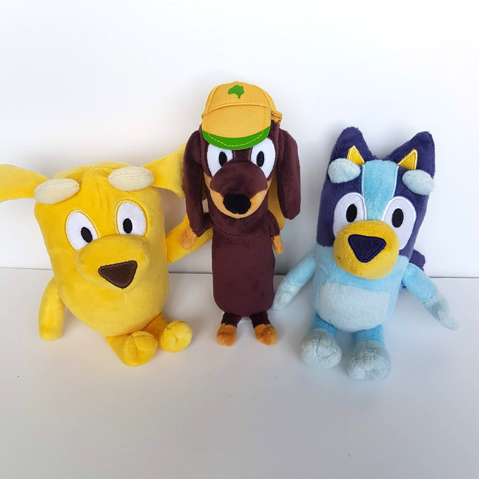 Bluey Plush Lot LUCKY SNICKERS BLUEY Puppy Dog Stuffed Animal Soft Toy Genuine3