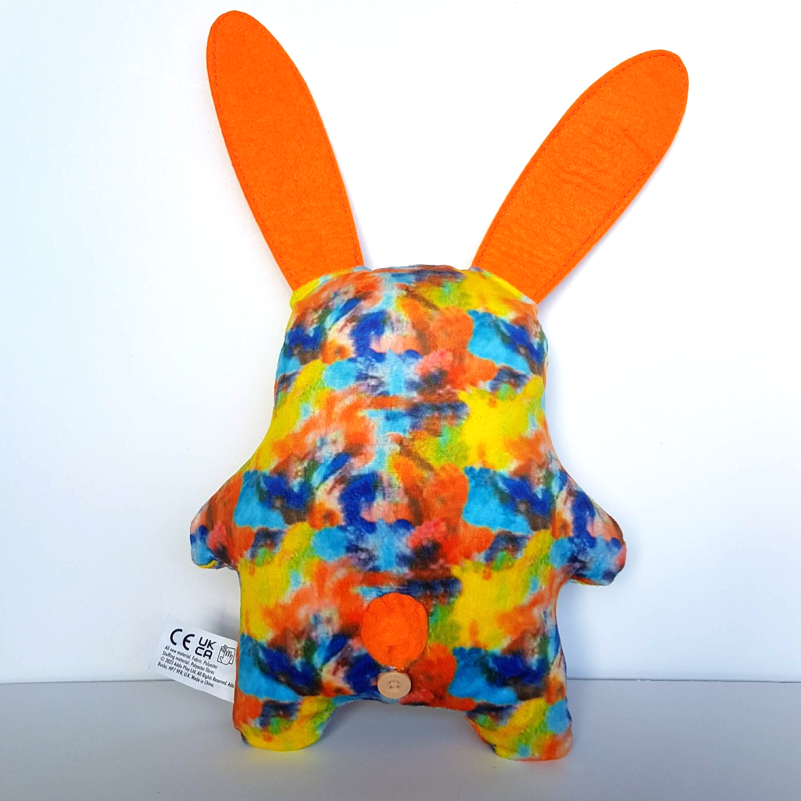 Fuggler RABID RABBIT Plush Funny Ugly Monster Laboratory Misfits Orange Splatter6