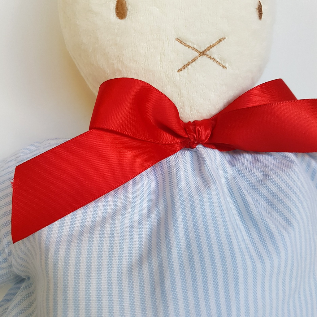 Alimrose BUNNY RABBIT Fabric Lovey 45cm Cloth Stuffed Animal Soft Toy Comforter8