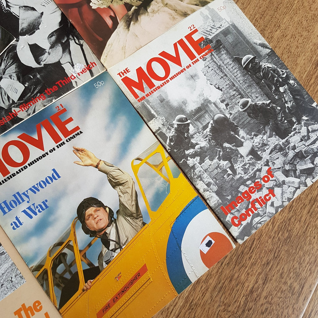 THE MOVIE Cinema Magazine Lot Vintage 70s 80s Hollywood Stars History of Film TV7