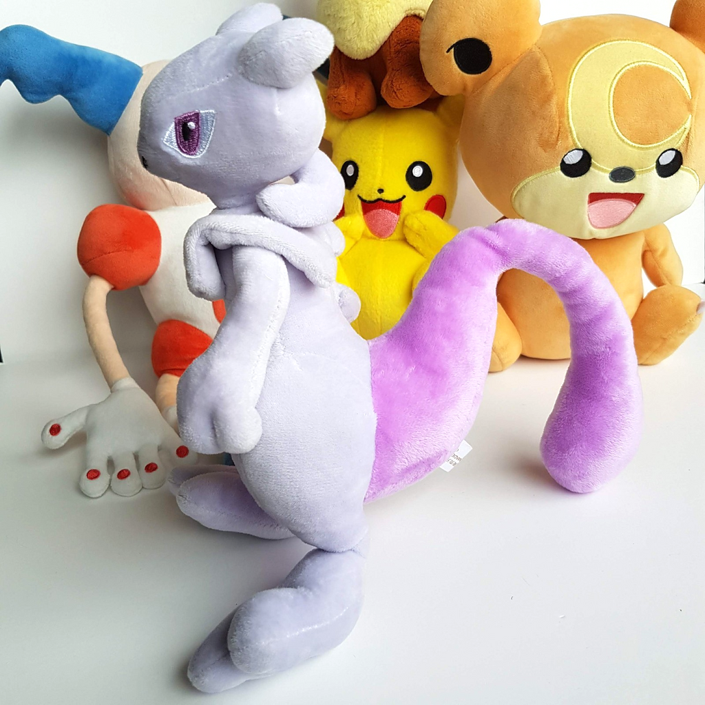 POKEMON PLUSH LOT Mr Mime Sobble Mewtwo Pikachu Eevee Plush Soft Toy Nintendo7