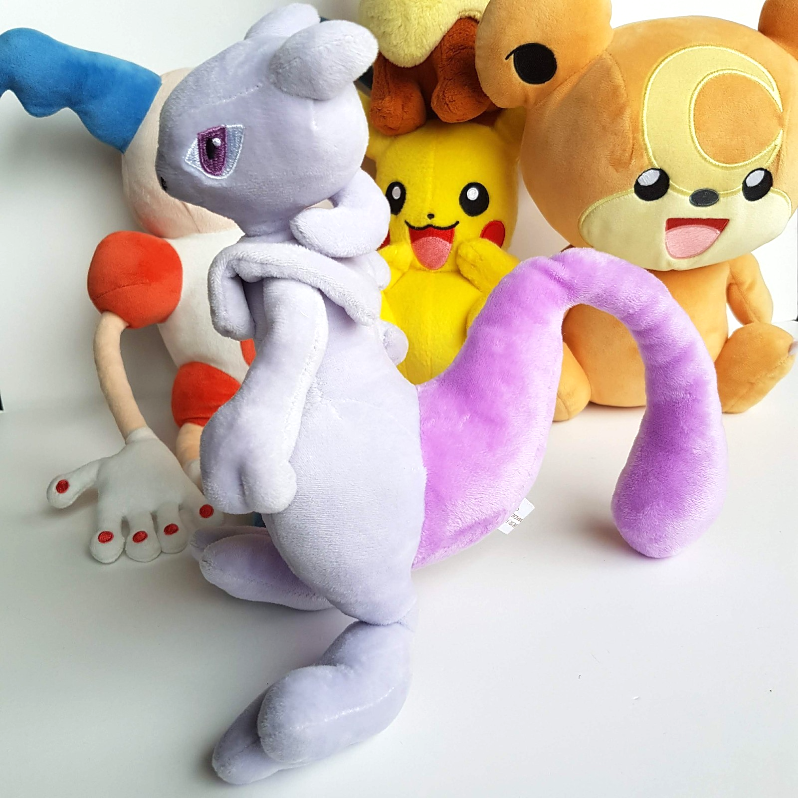 POKEMON PLUSH LOT Mr Mime Sobble Mewtwo Pikachu Eevee Plush Soft Toy Nintendo7