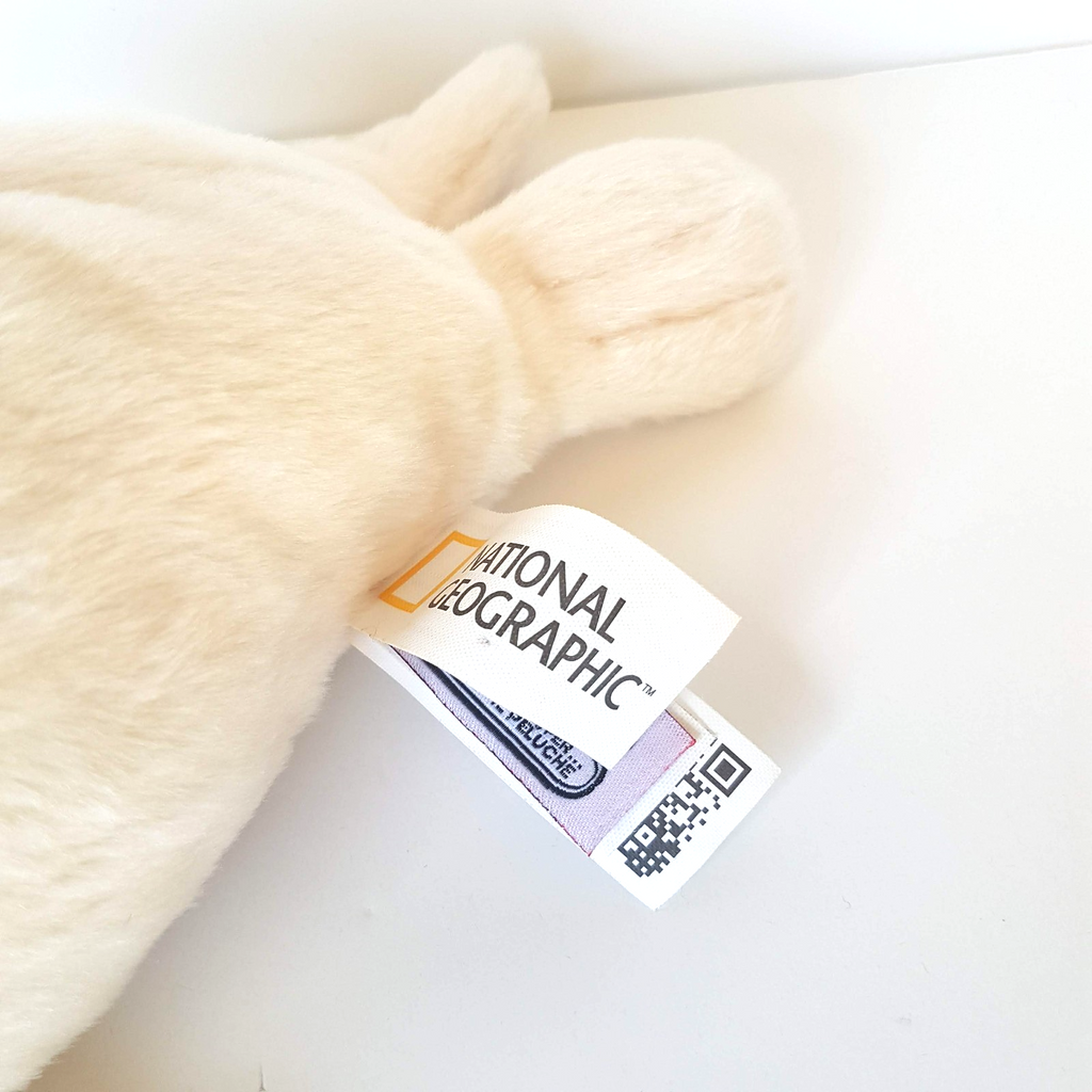 National Geographic LELLY VENTURELLI HARP SEAL Plush Soft Toy Stuffed Animal1