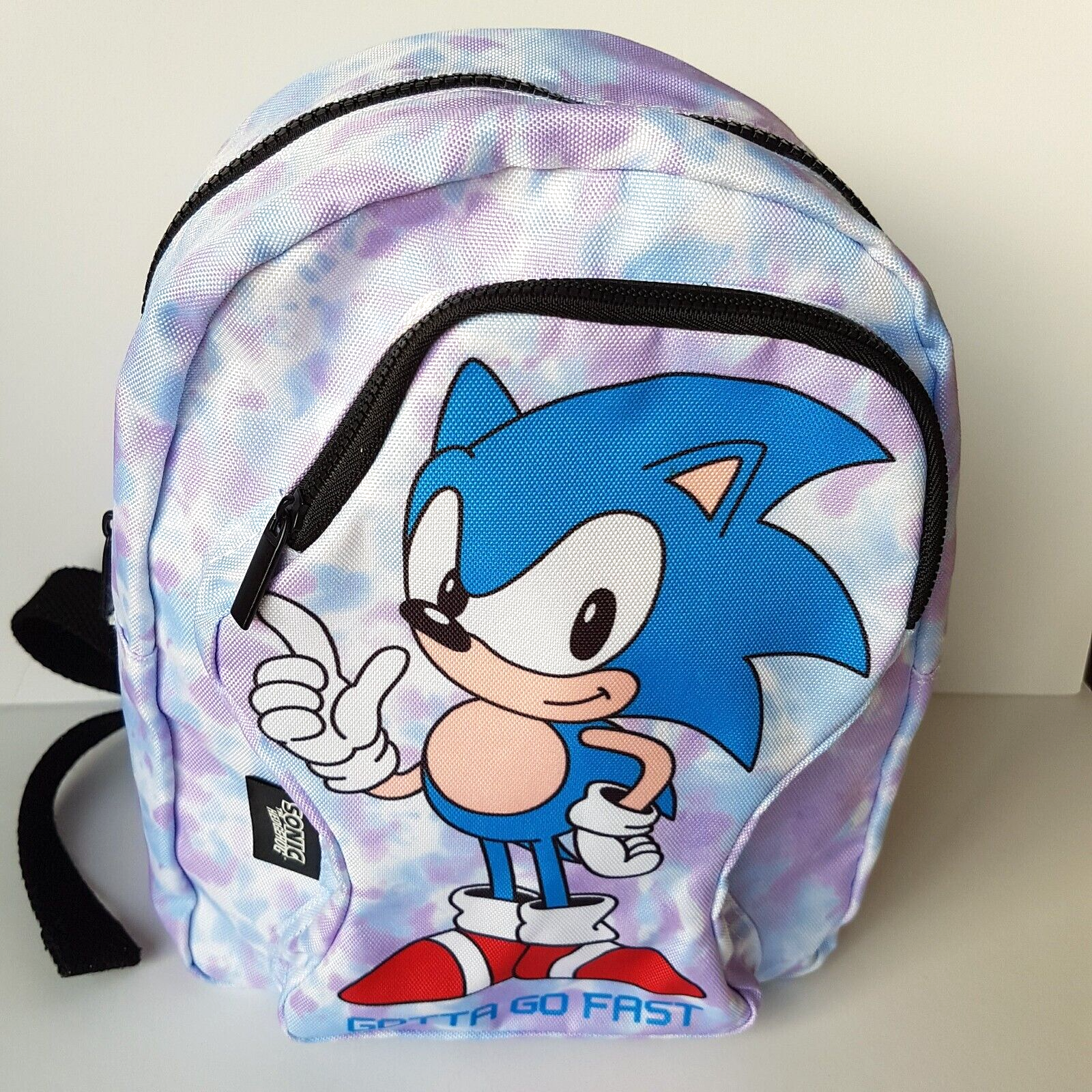 SONIC THE HEDGEHOG Kids Backpack School Bag Gaming Character Pastel Purple Blue2