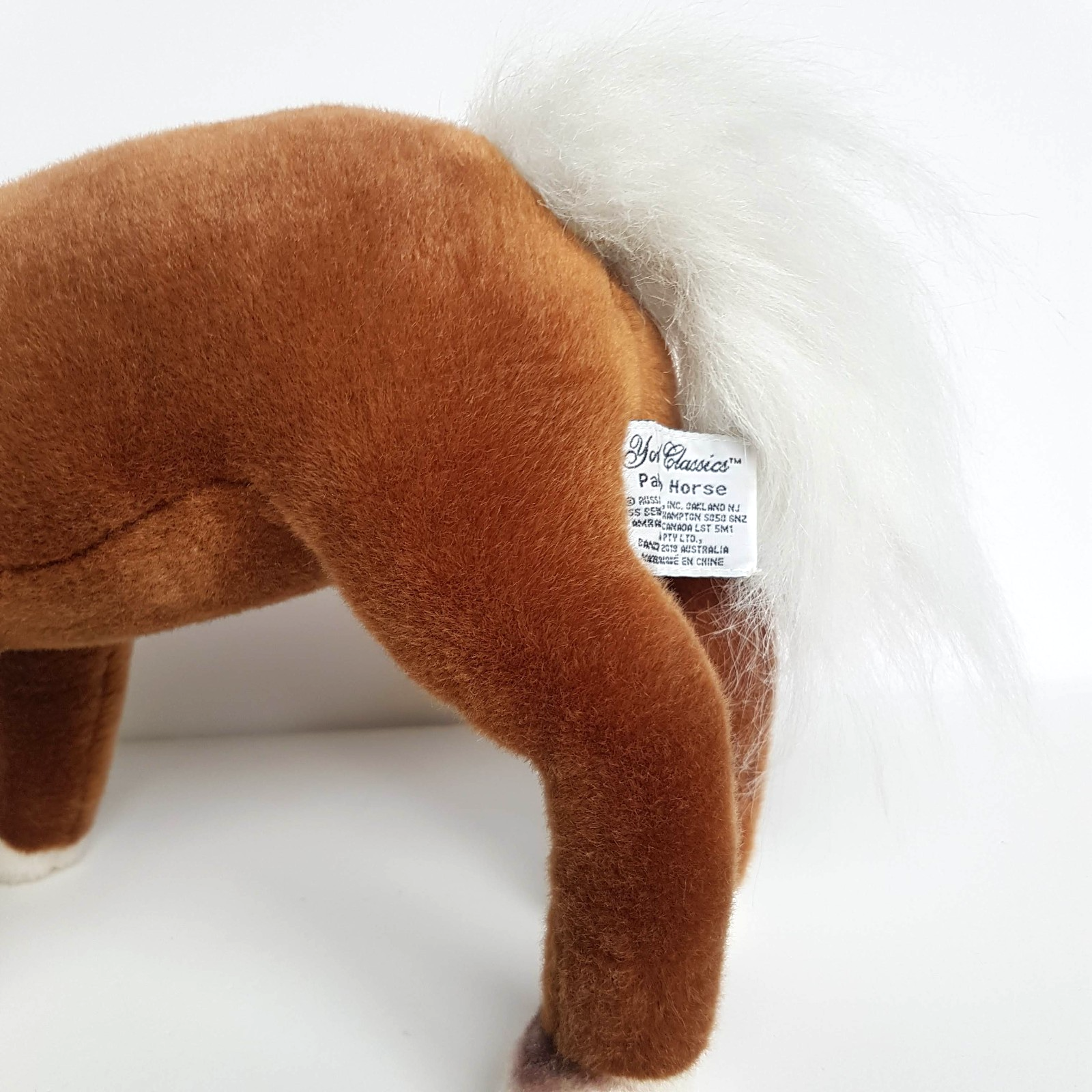 Russ Yomiko Classics PALOMINO HORSE Plush Stuffed Animal Soft Toy Pony 35cm long5