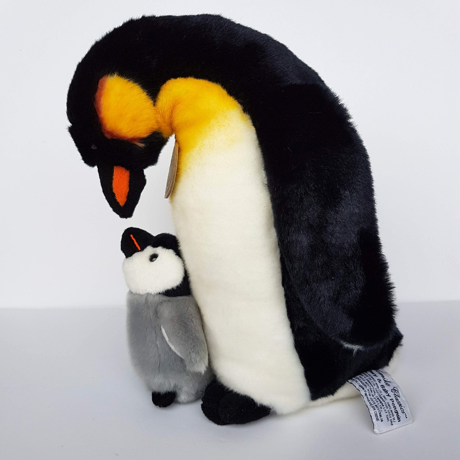 Yomiko Classics MUM BABY PENGUIN Plush 27cm Stuffed Animal Soft Toy STUNNING8