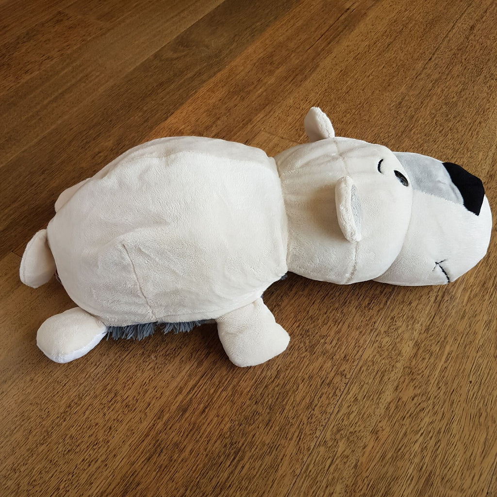 Flip a Zoo HUSKY DOG POLAR BEAR Plush 48cm Stuffed Animal Soft Toy Reversible10