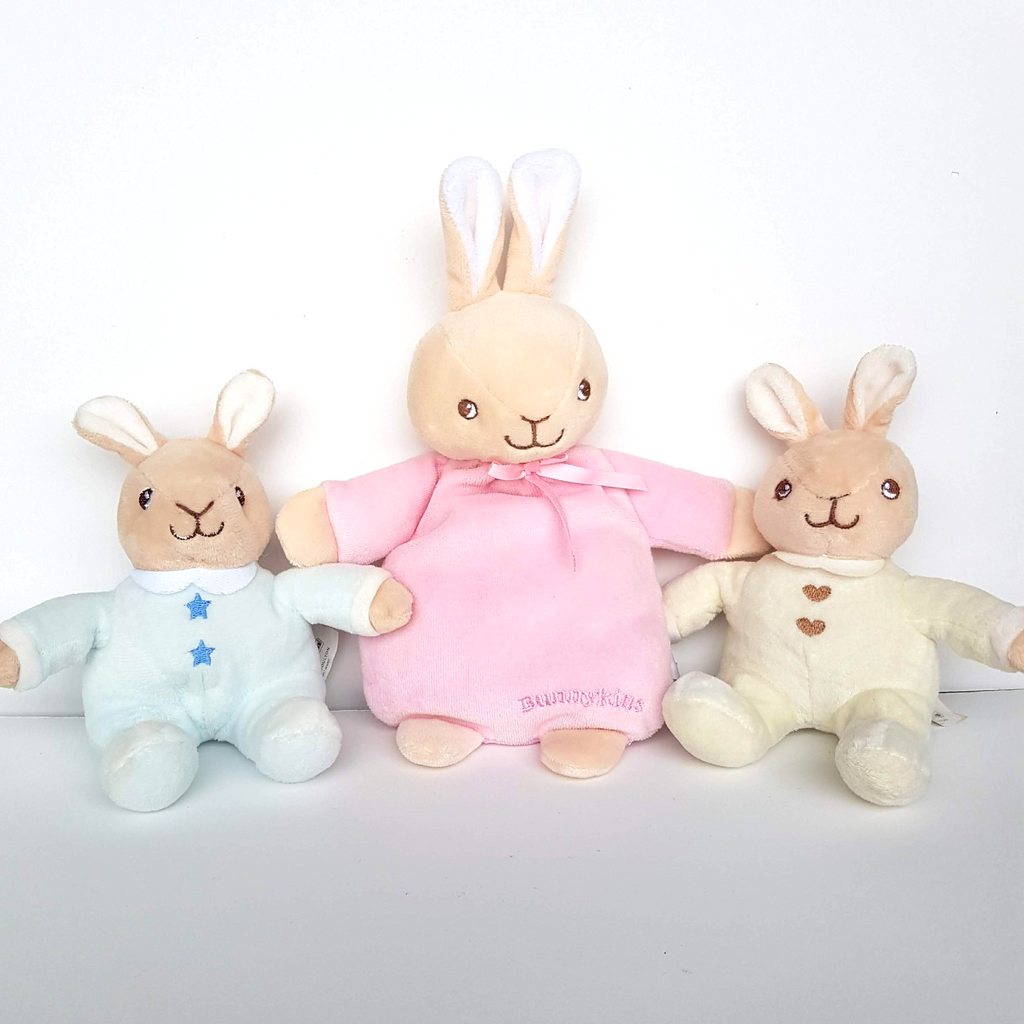 Royal Doulton BUNNYKINS Bunny Rabbit BABY Rattle Plush Soft Toy Stuffed Animal0