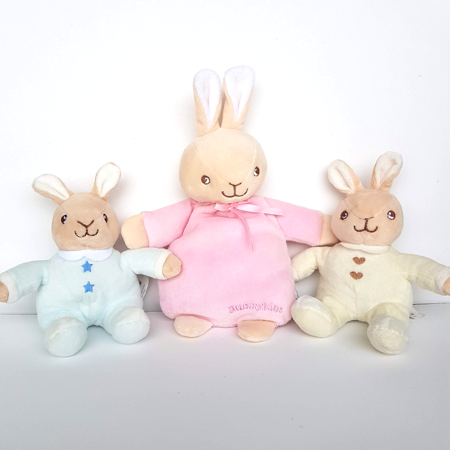 Royal Doulton BUNNYKINS Bunny Rabbit BABY Rattle Plush Soft Toy Stuffed Animal0