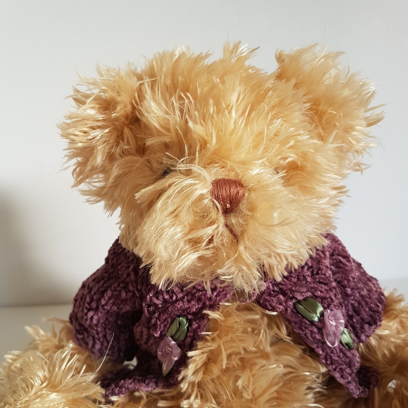 Sweet SETTLER BEAR TEDDY BEAR 29cm Plush Soft Toy Rose Cardigan Stuffed Animal2