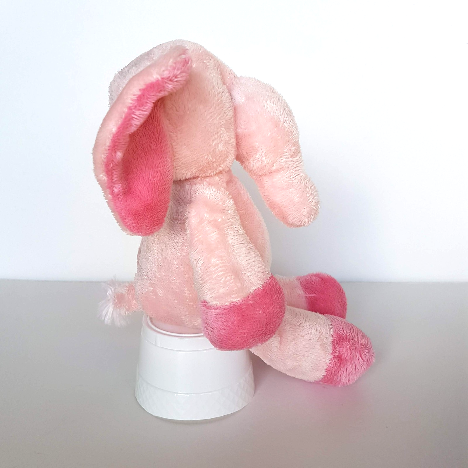 Russ Tender Rattles PINK ELEPHANT Plush Rattle Lovey Stuffed Animal Soft Toy7