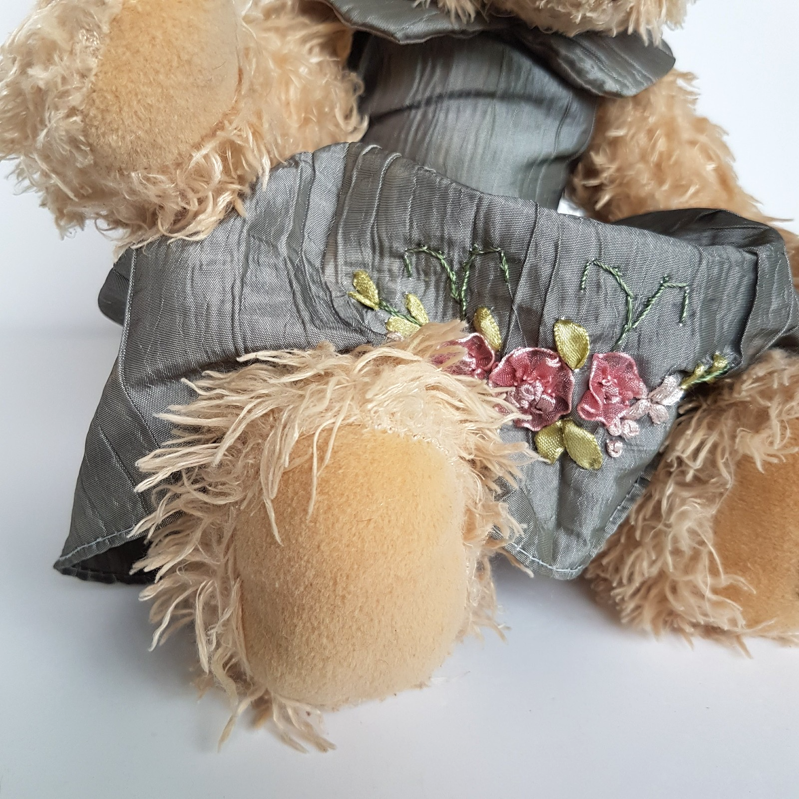 Settler Bears TAFFETA ROSE BEAR Plush 40cm 5 Way Jointed Stuffed Animal Soft Toy2