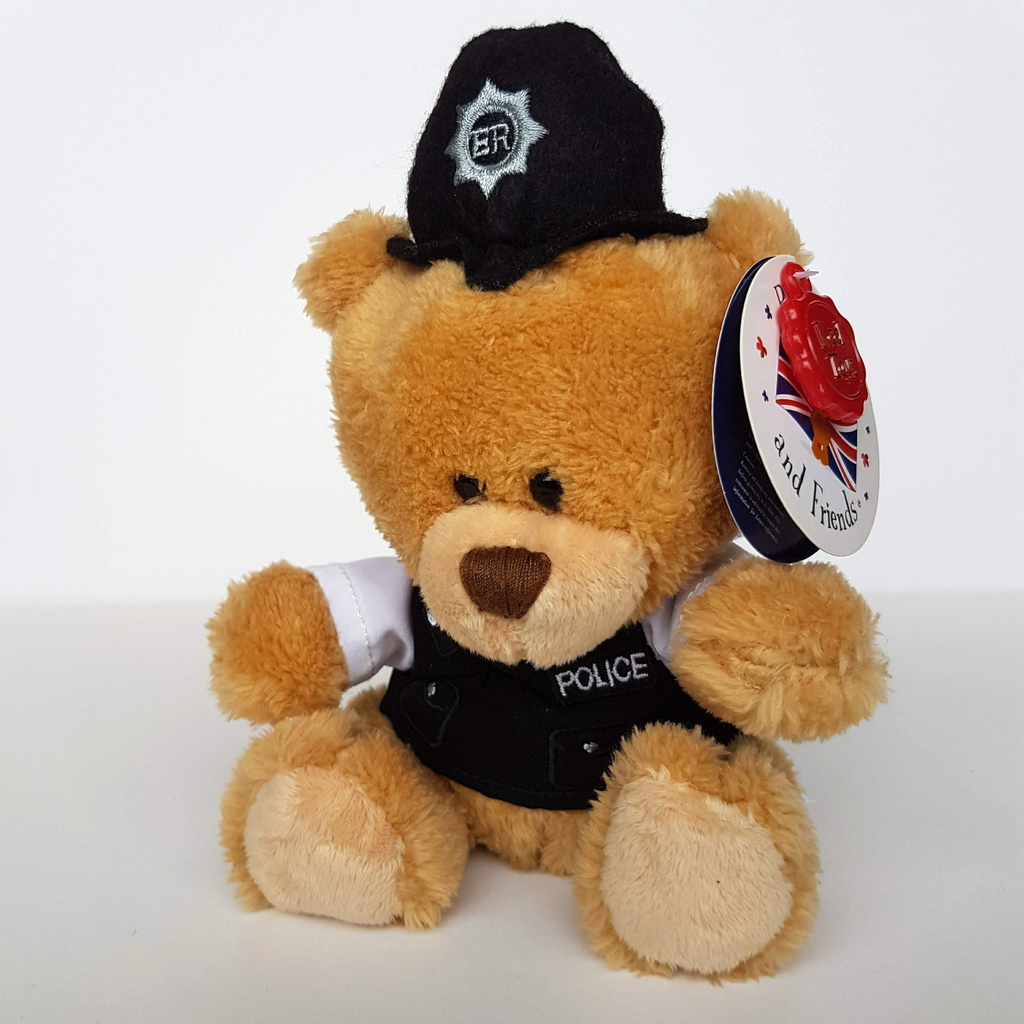 Keel BRITISH POLICE ER PIP Teddy Bear 19cm TAG Plush Stuffed Animal Soft Toy0