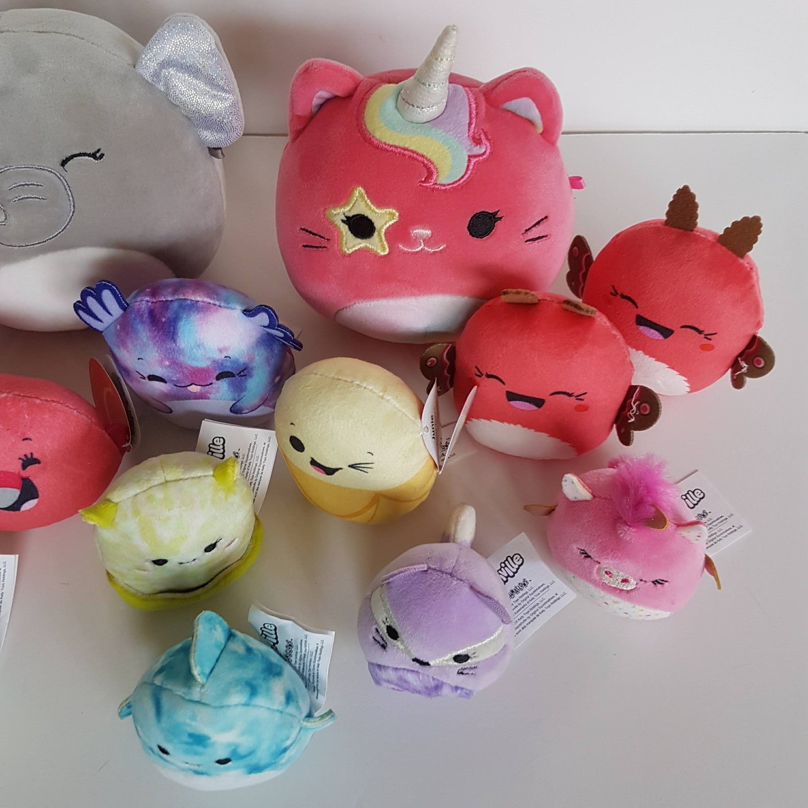 SQUISHMALLOWS PLUSH LOT McDonalds Stuffed Animals Soft Toy SMALL Cute Kids Toys4