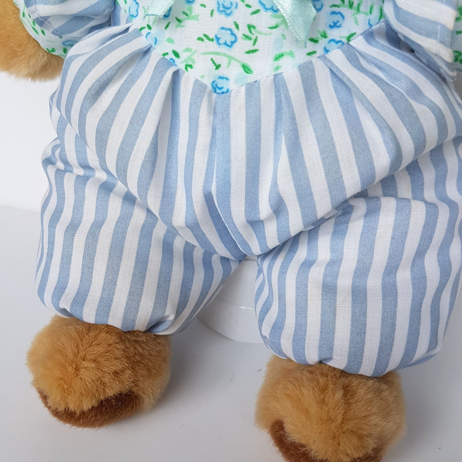 Canterbury Toys PUFFY BEAR Stuffed Animal 29cm Soft Toy Teddy Puffy Body Stripe3