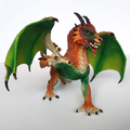 Schleich ELDRADOR POACHED DRAGON Griffin Fantasy Action Figure Moveable Wings0