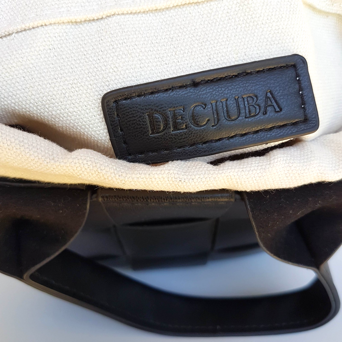 DECJUBA Weave Small Hand bag Shoulder Bag Women's Fashion Leatherlike Soft Touch15