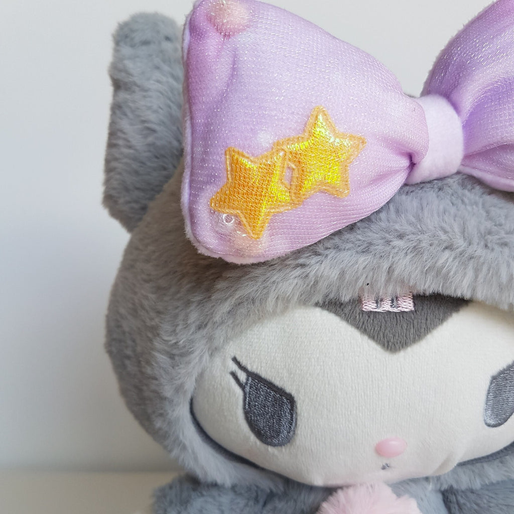Genuine SANRIO Kuromi Hello Kitty 23cm Anime Plush Stuffed Animal Soft Toy Cute1