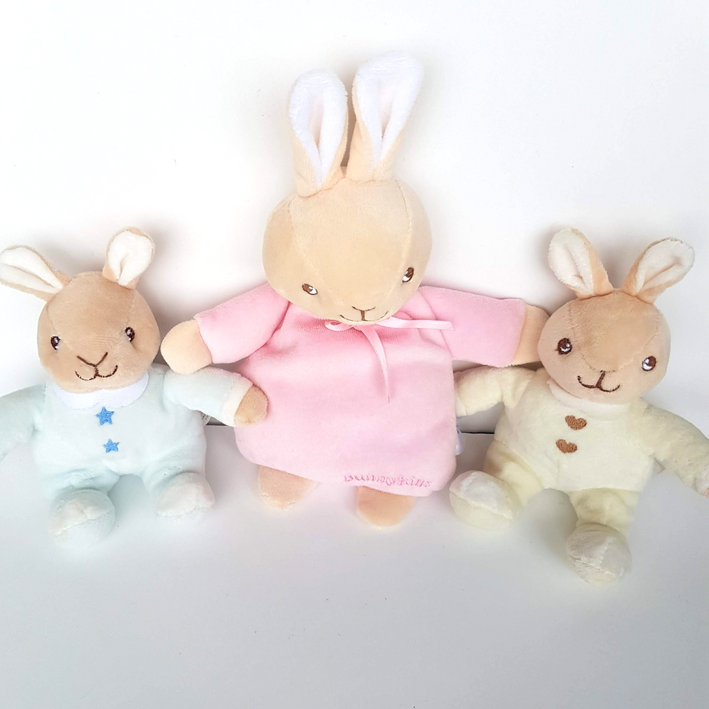 Royal Doulton BUNNYKINS Bunny Rabbit BABY Rattle Plush Soft Toy Stuffed Animal3