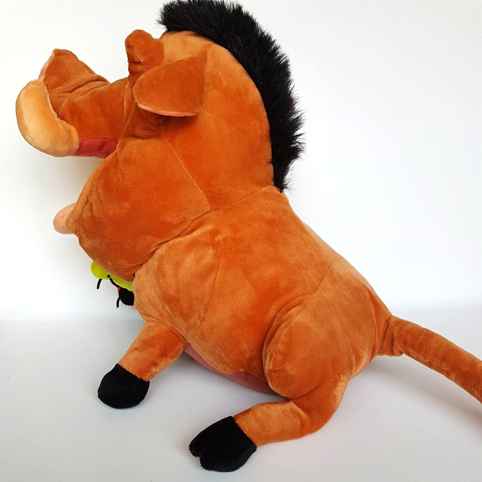 DISNEY Lion King PUMBAA WARTHOG BOAR 33cm Pig Plush Stuffed Animal Soft Toy Bugs7