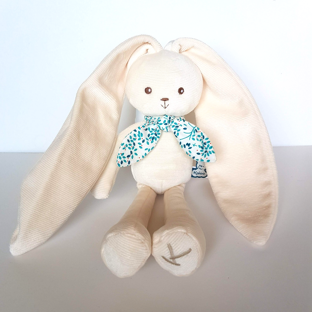 KALOO Baby BUNNY RABBIT Plush 31cm Stuffed Animal Soft Toy Corduroy Cream Floppy9